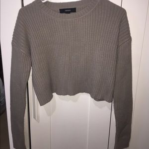 cropped forever 21 sweater
